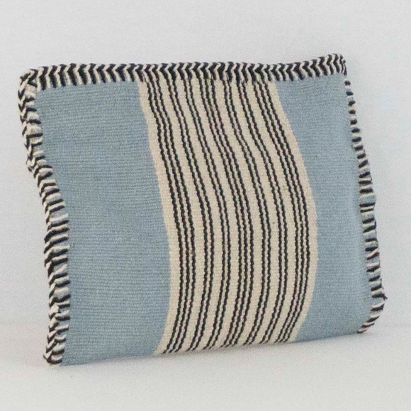 Clutch Jute cotton with goat leather - Picture 2 of 6